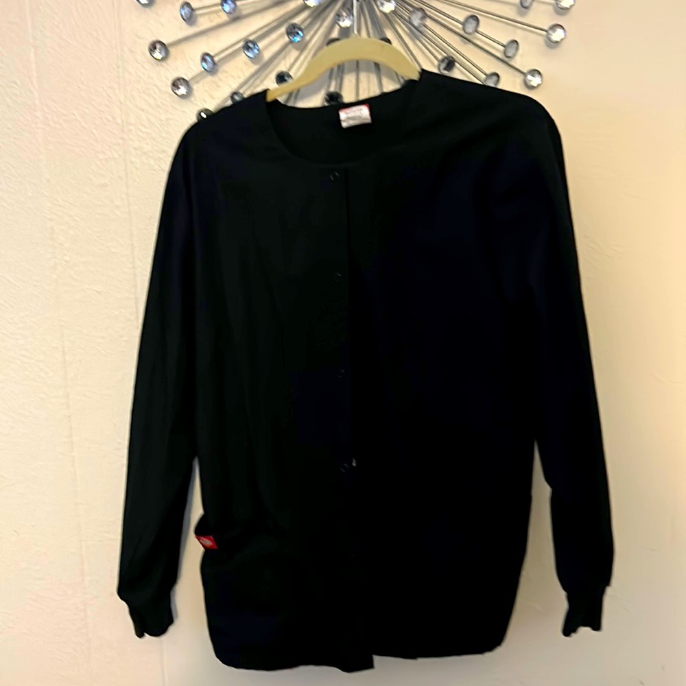 Black scrub jacket
